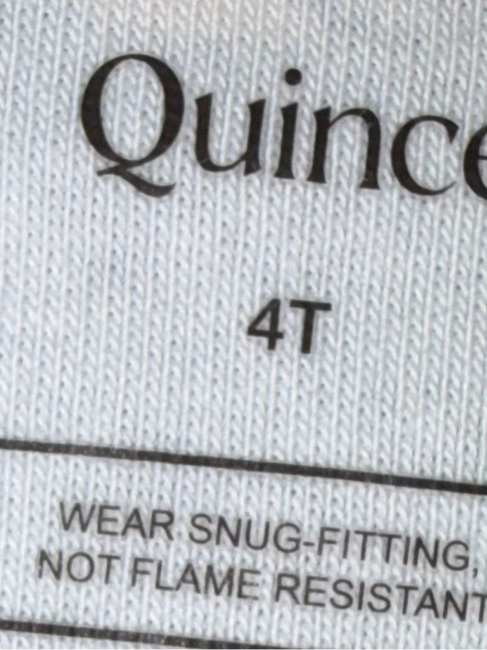 Quince pajama set featuring a vintage race car print sz 4T NWT